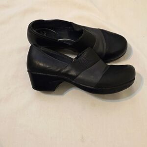 Dansko‎ Tenley Women Black Gray Leather Comfort Shoe  Size 40(10 us)